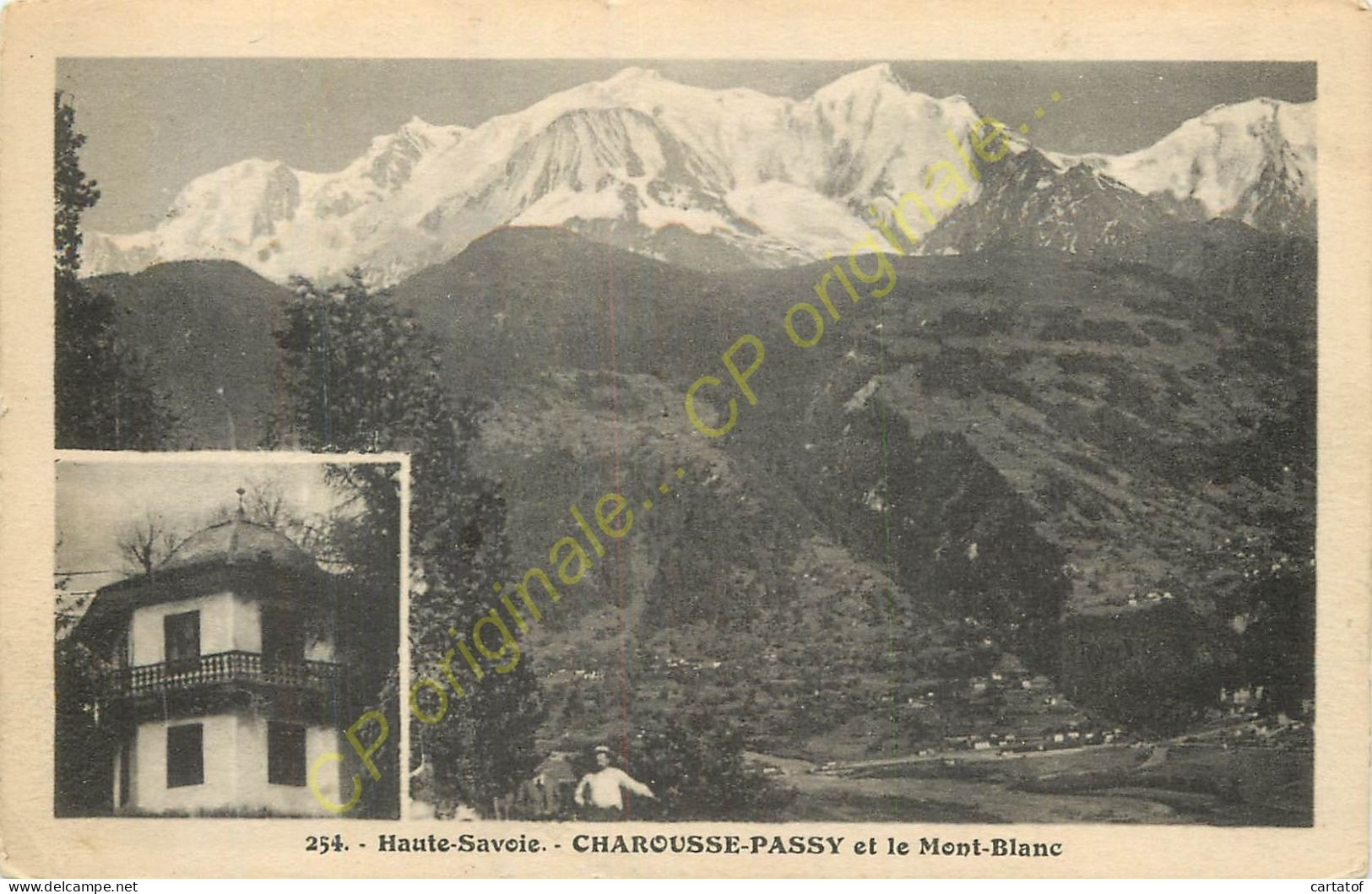 74.  CHAROUSSE PASSY Et Le MONT-BLANC . - Passy