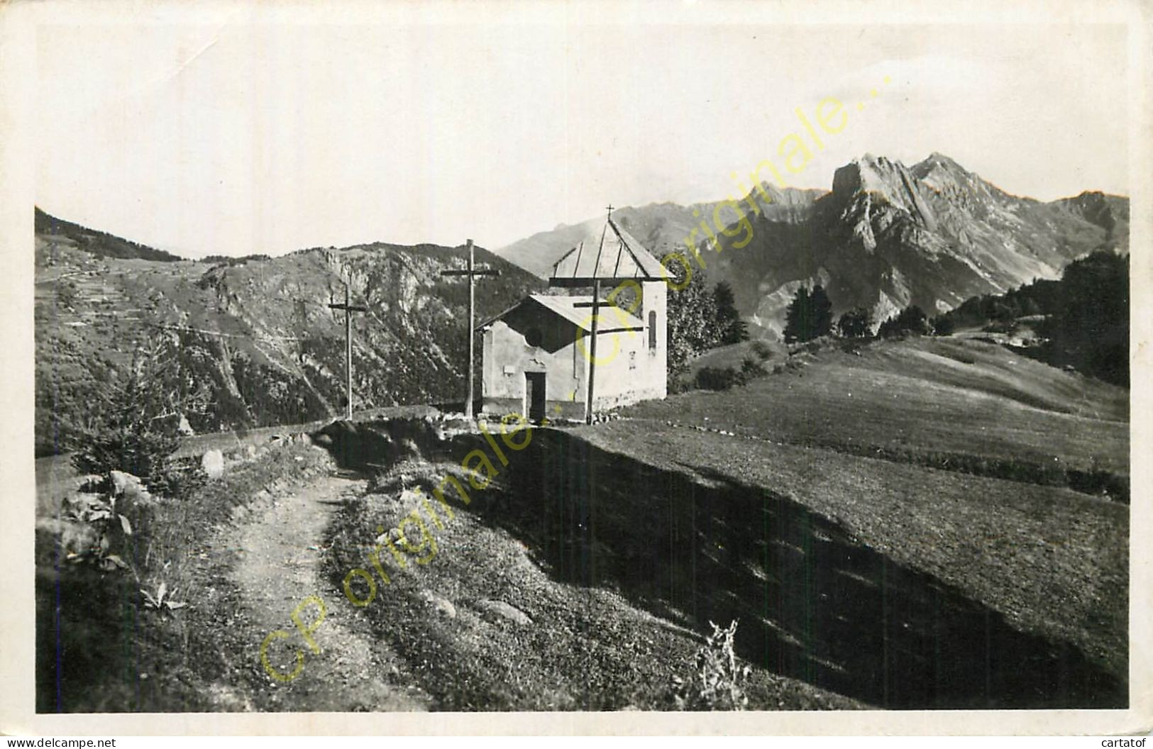 73.  SAINT MICHEL DE MAURIENNE .  Chapelle Des 3 Croix Et Le Perron Des Encombres . - Saint Michel De Maurienne