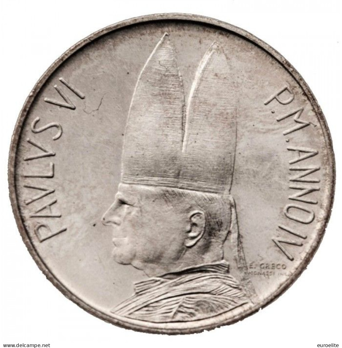 VATICANO  PAOLO VI  500 LIRE ARGENTO ANNO 1966 FDC-BU - Vatikan