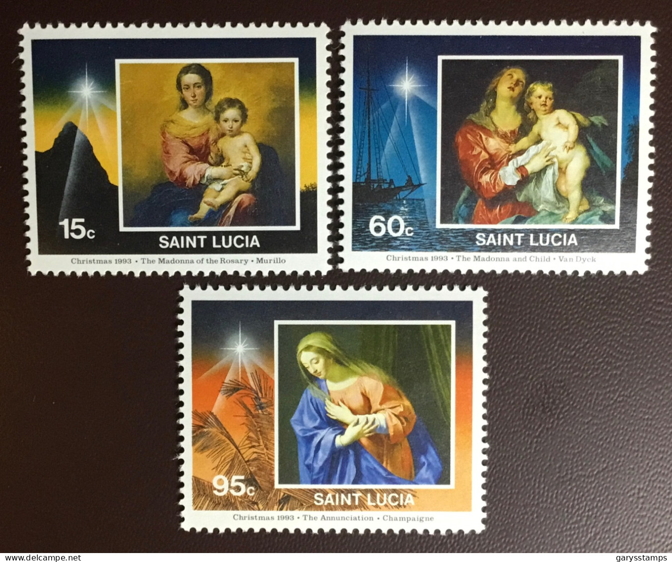 St Lucia 1993 Christmas MNH - St.Lucia (1979-...)