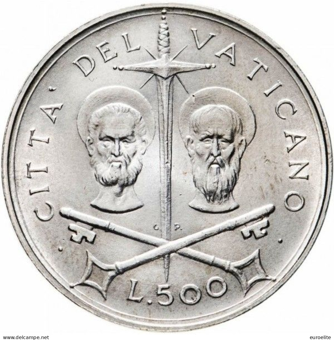 VATICANO  PAOLO VI 500 LIRE ARGENTO ANNO 1967 FDC-BU - Vatican