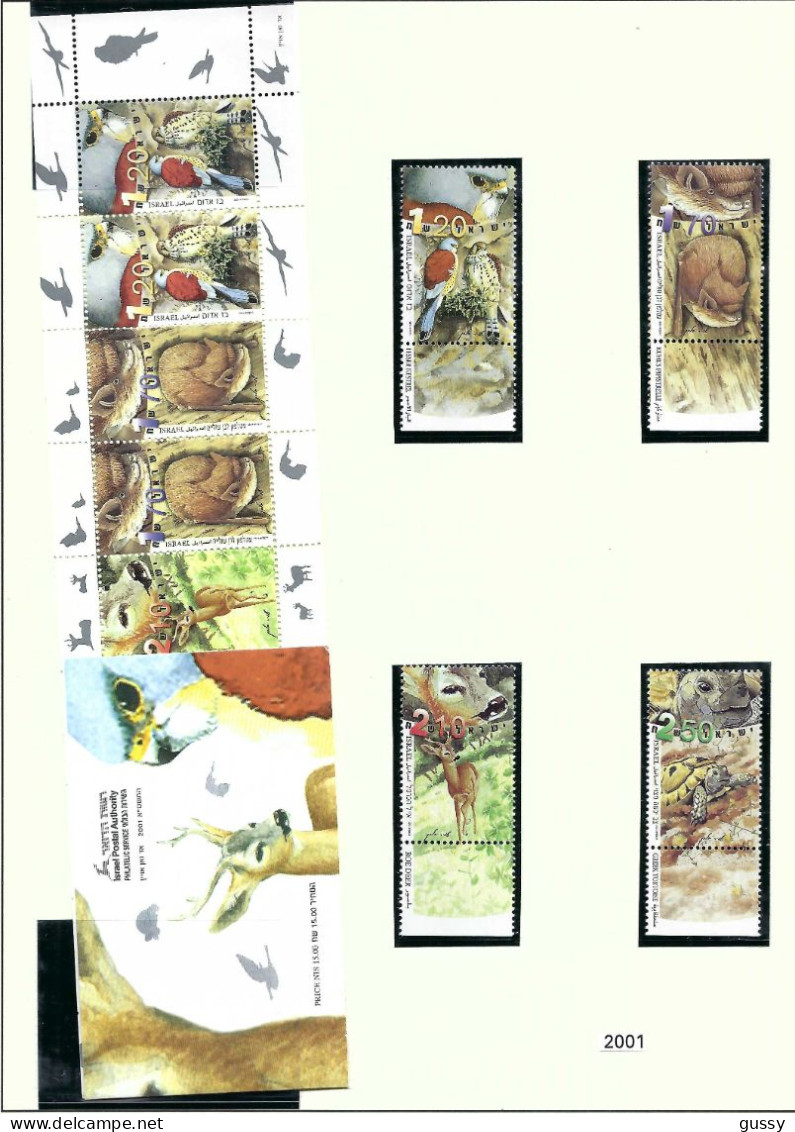 ISRAEL Ca.2001: Lot De Neufs** Avec Tabs - Unused Stamps (with Tabs)
