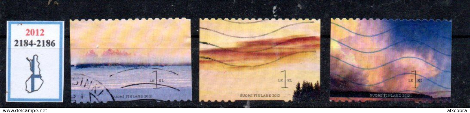 Suomi Finland Landscapes 2012 Michel 2184-2186 USED - Used Stamps