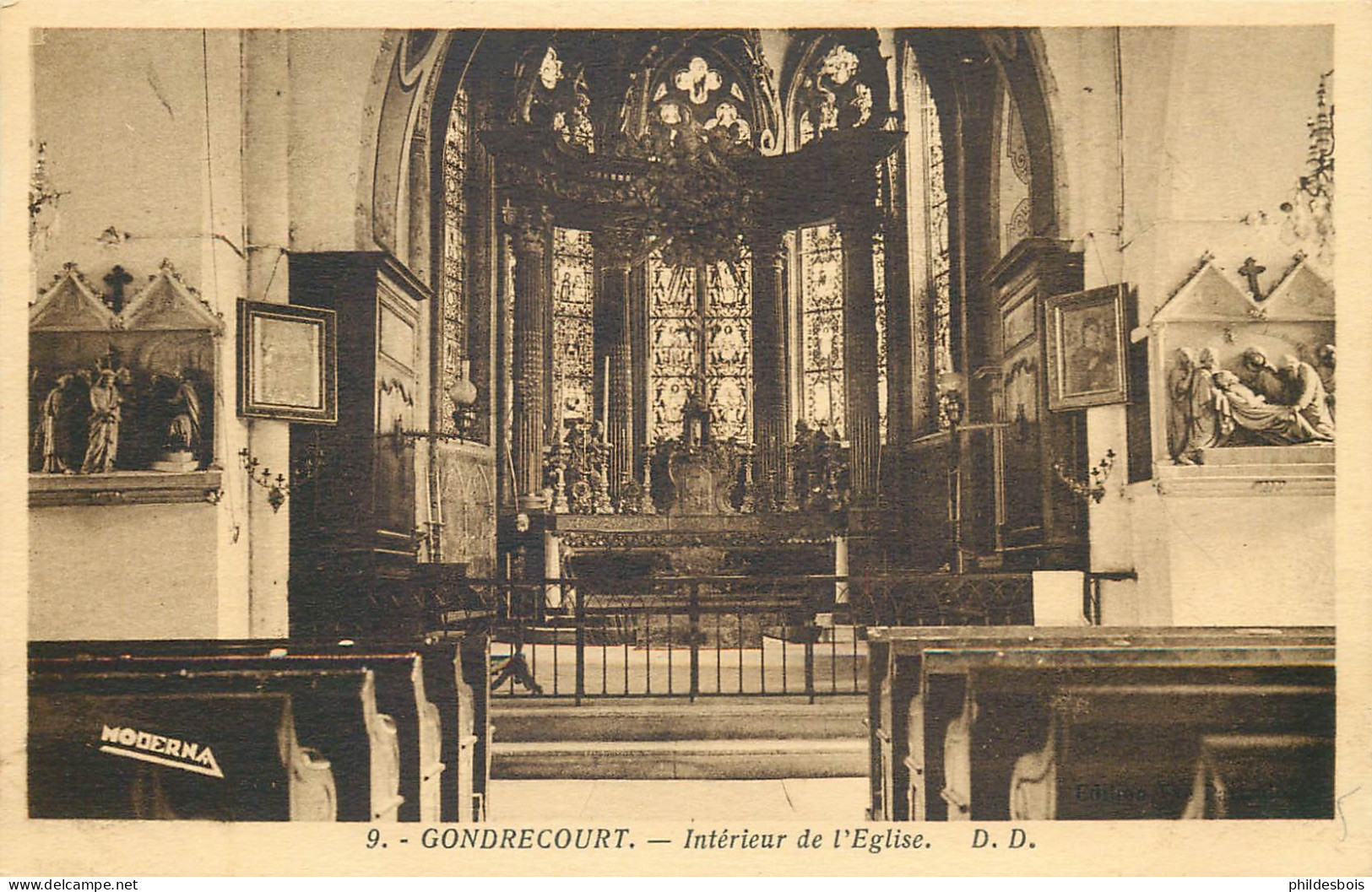 MEUSE  GONDRECOURT   Interieur De L'église - Gondrecourt Le Chateau