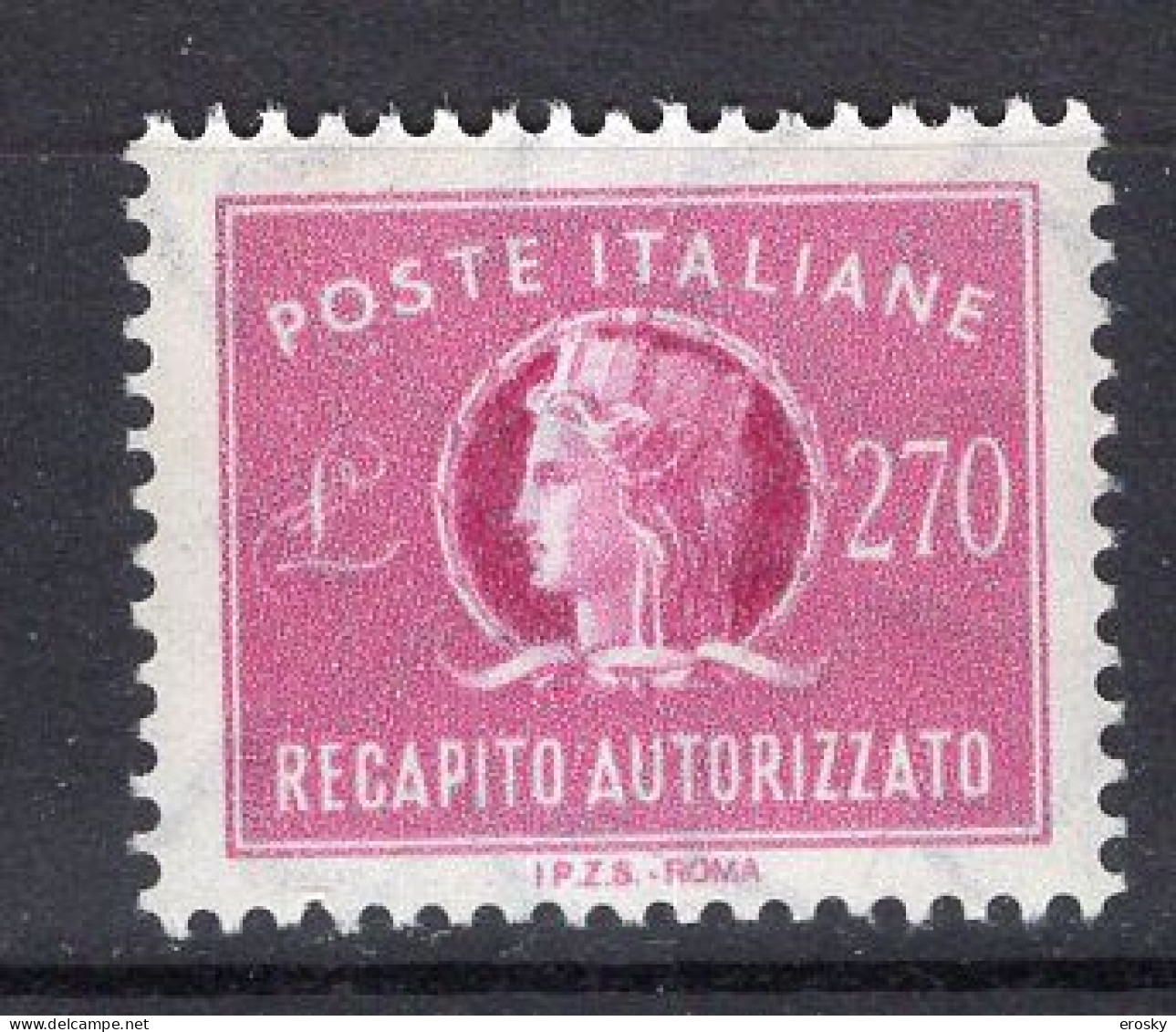 Y6201 - ITALIA RECAPITO Ss N°16 ** - Express-post/pneumatisch