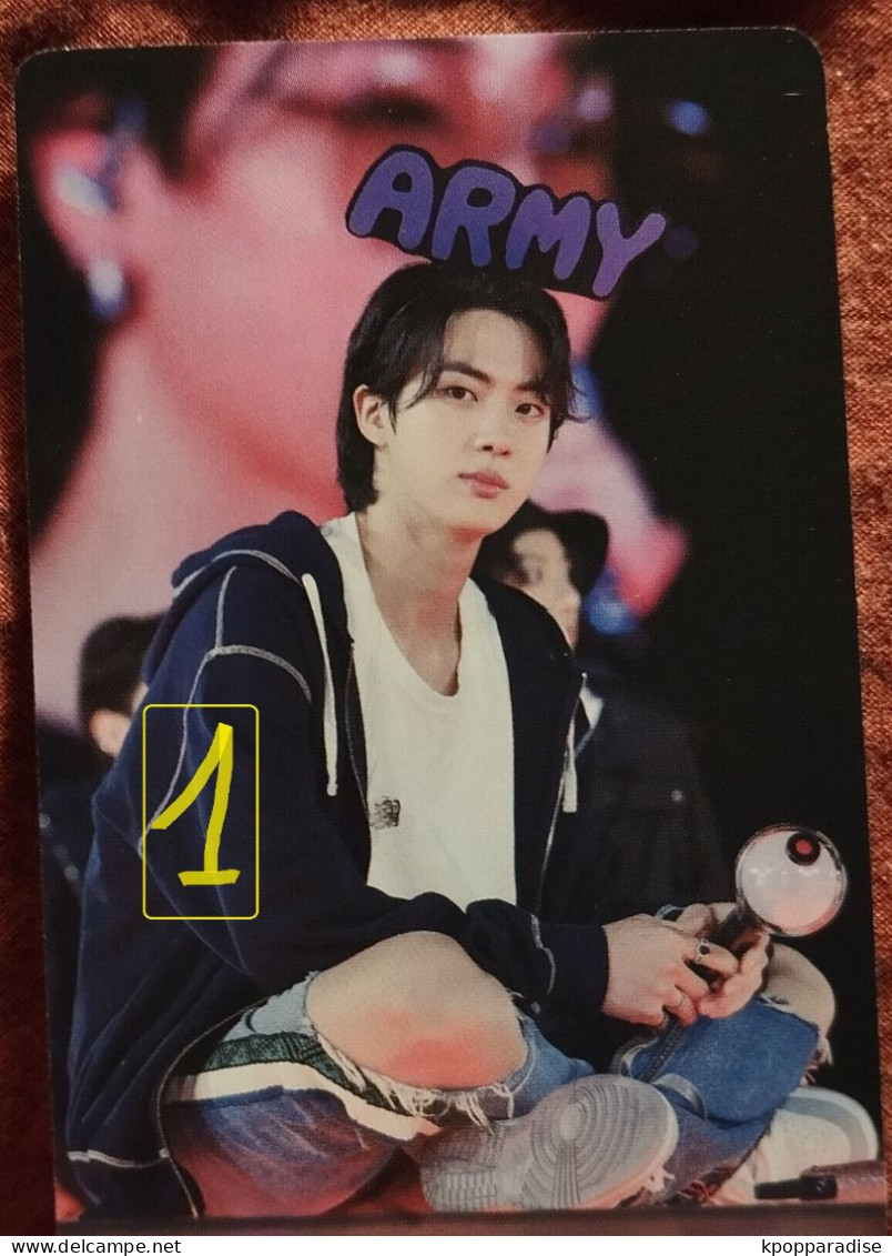 Photocard Au Choix BTS 9th Anniversary Jin - Objets Dérivés