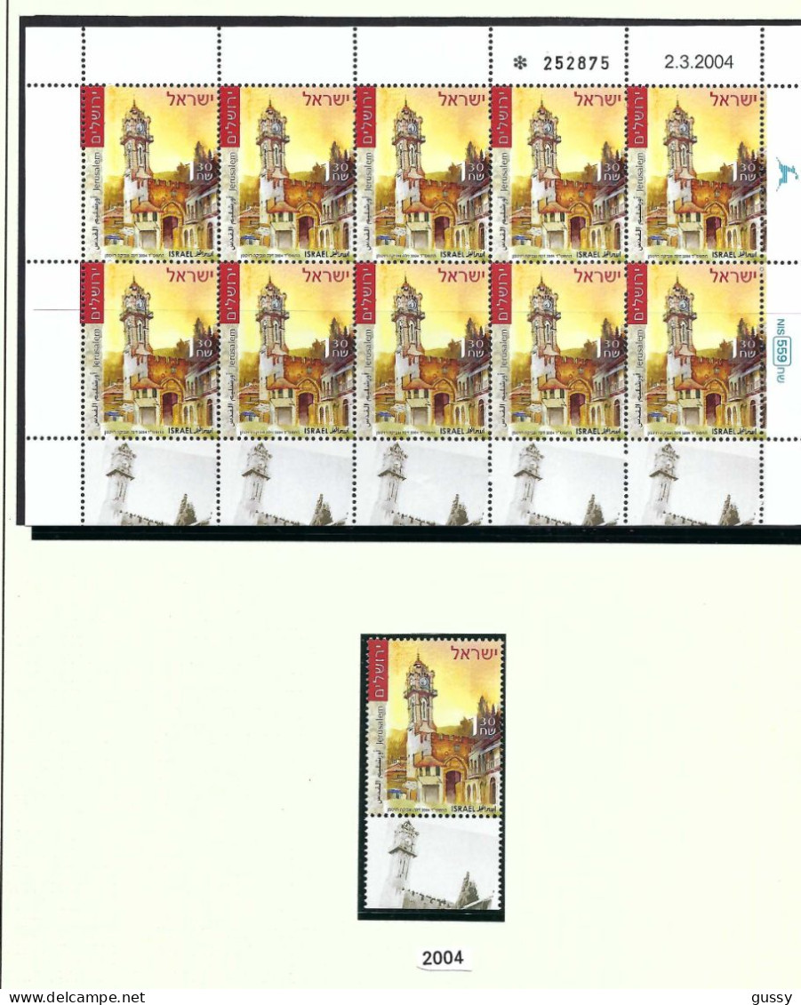 ISRAEL Ca.2004: Lot De Neufs** Avec Tabs - Unused Stamps (with Tabs)