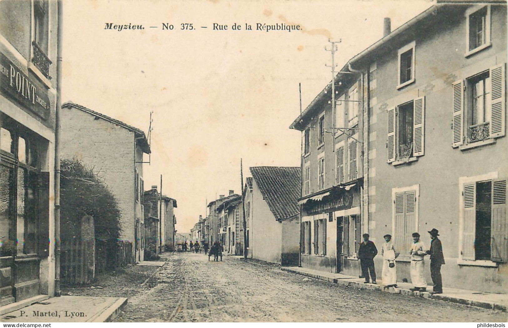 RHONE  MEYZIEU   Rue De La Republique - Meyzieu