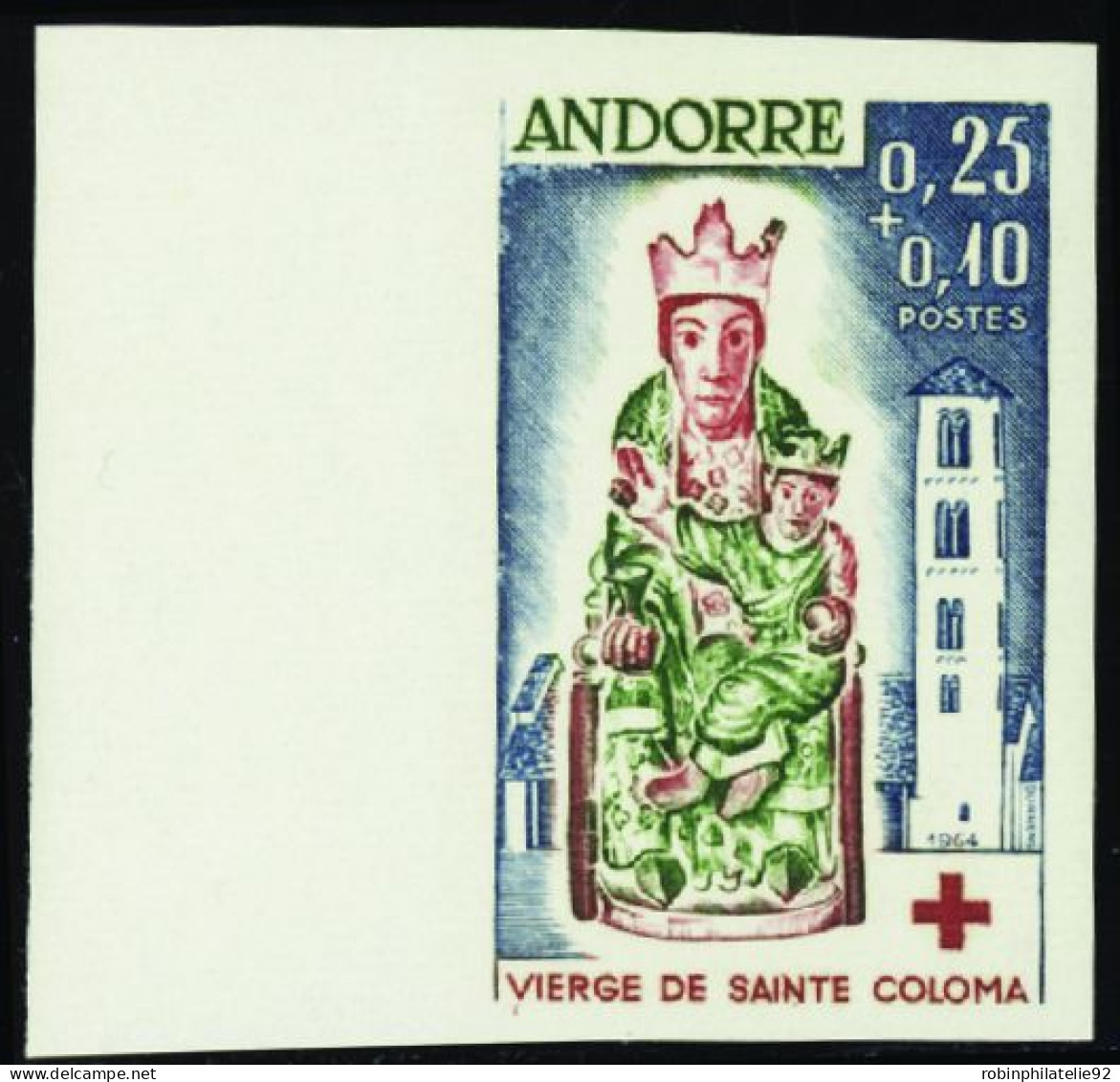 Andorre Non Dentelés N°172 Croix Rouge  Bdf Qualité:** Cote:97 - Sonstige & Ohne Zuordnung