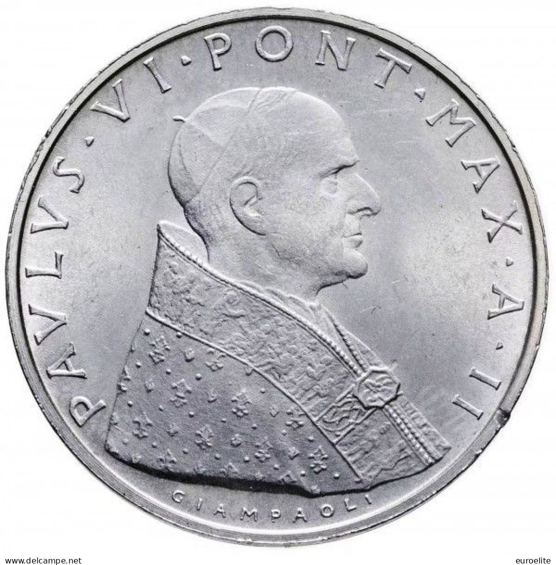 VATICANO  PAOLO VI 500 LIRE ARGENTO ANNO 1964 FDC-BU - Vatikan