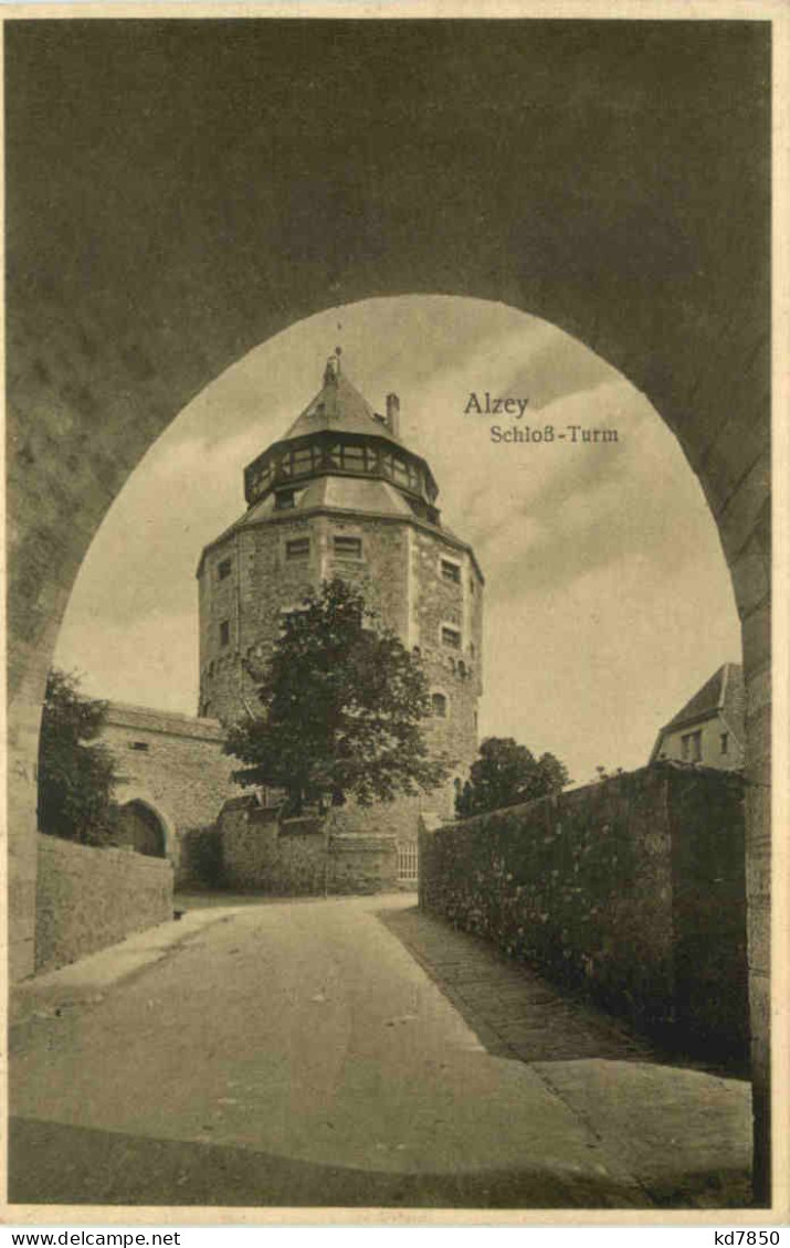 Alzey - Schloß-Turm - Alzey