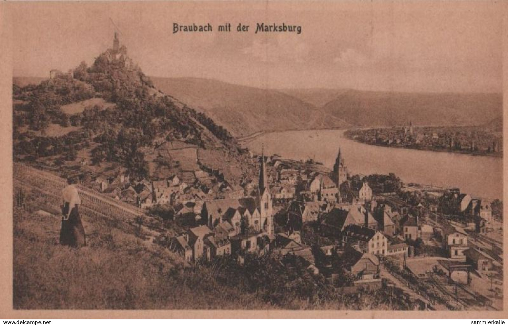 76933 - Braubach - Mit Der Marksburg - Ca. 1935 - Braubach