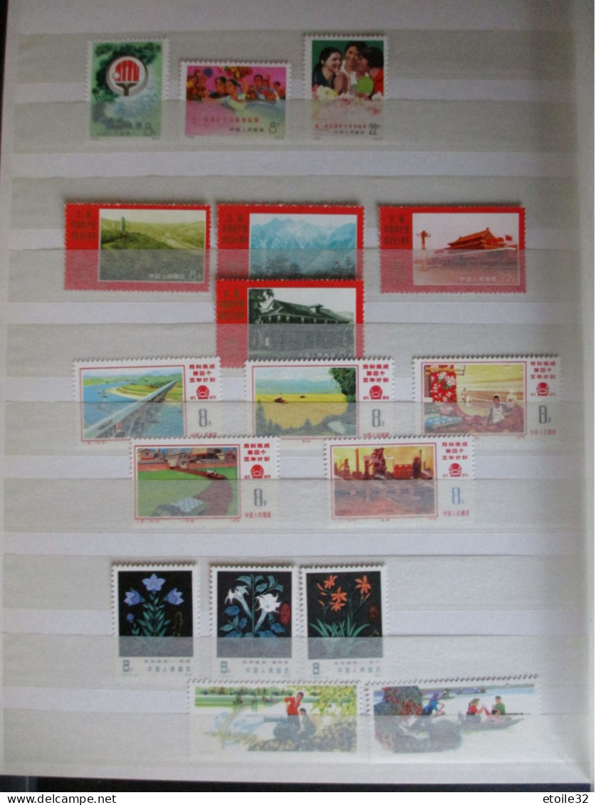 Collection Of NEW CHINA WITHOUT HINGE** MNH - Neufs