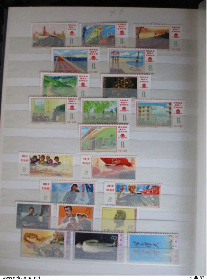 Collection Of NEW CHINA WITHOUT HINGE** MNH - Neufs