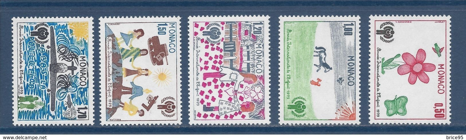 Monaco - YT N° 1181 à 1185 ** - Neuf Sans Charnière - 1979 - Unused Stamps