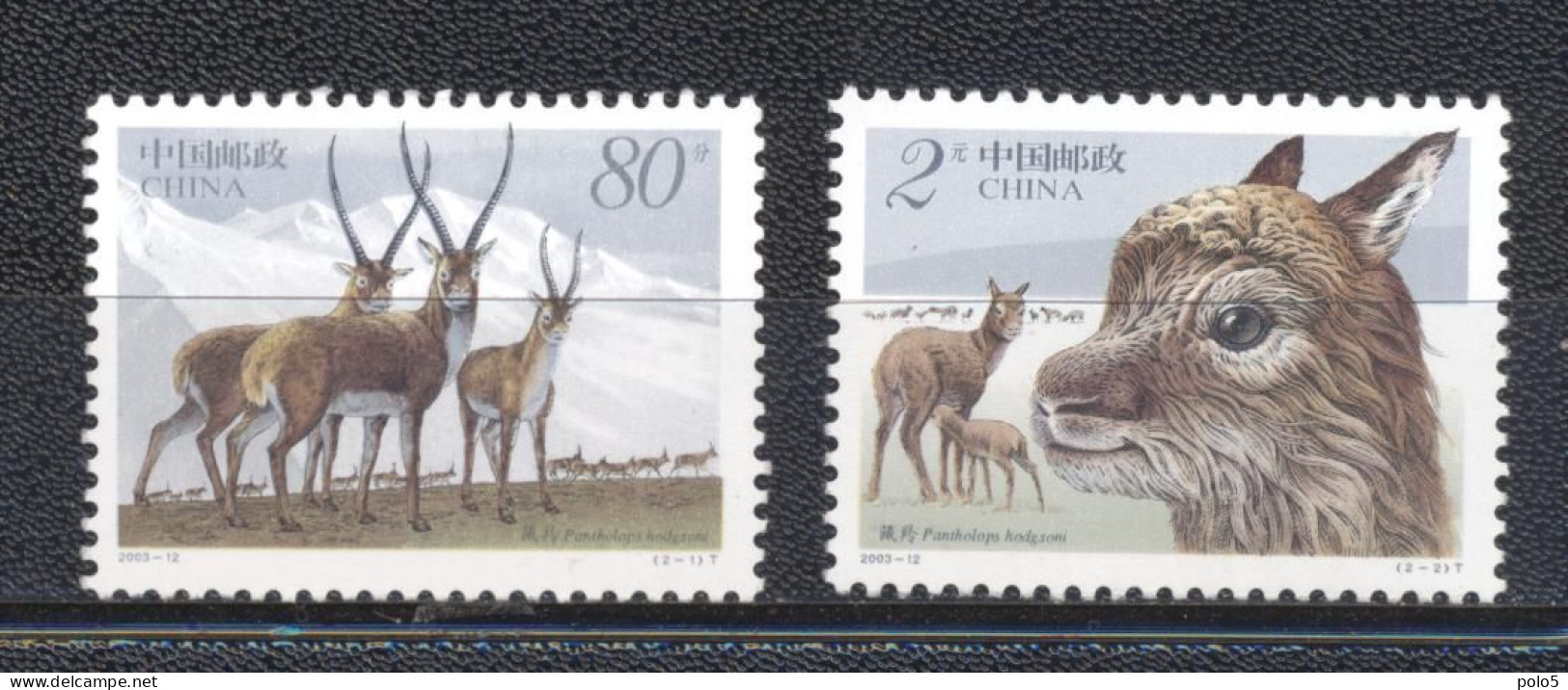 China 2003-Himalayan Antilope Set (2v) - Unused Stamps