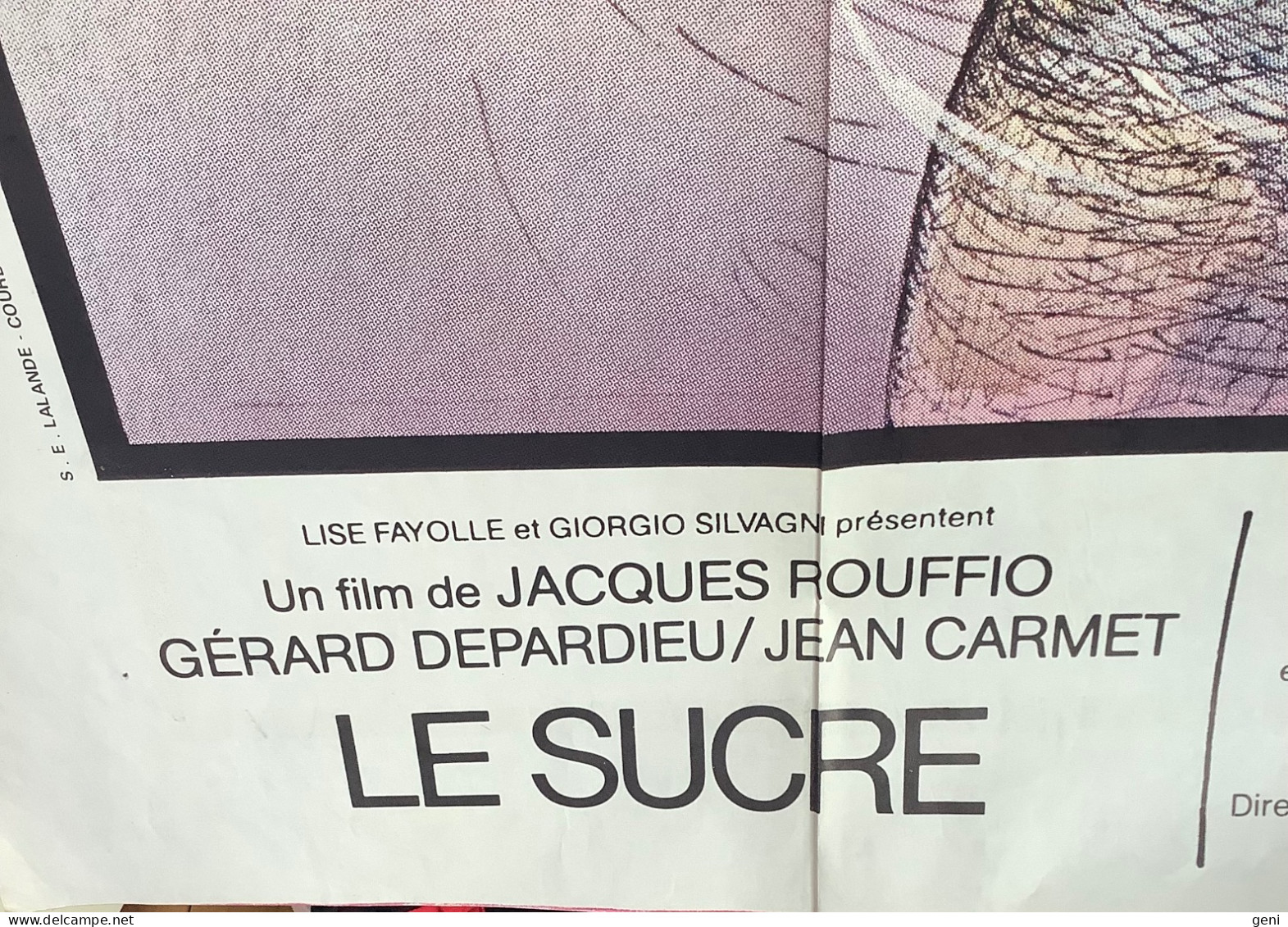 Affiche De Cinéma LE SUCRE - Affiches