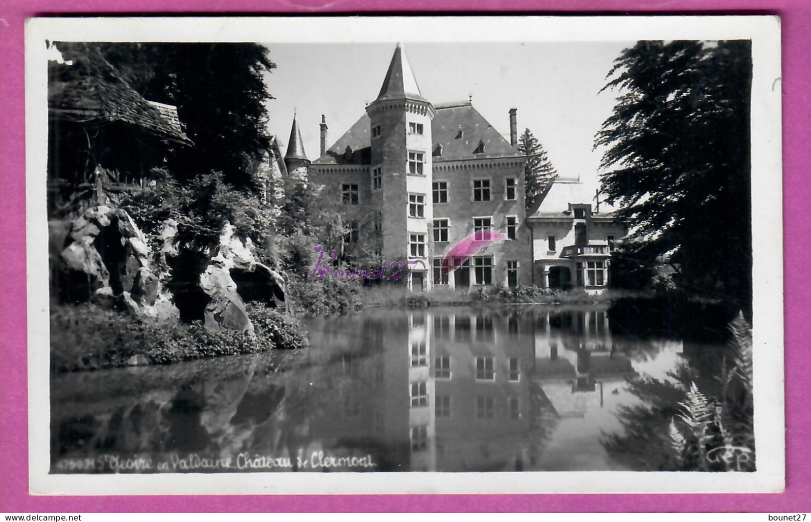 CPSM - SAINT GEOIRE EN VALDAINE 38 - Le Château De Clermont 1952 - Saint-Geoire-en-Valdaine