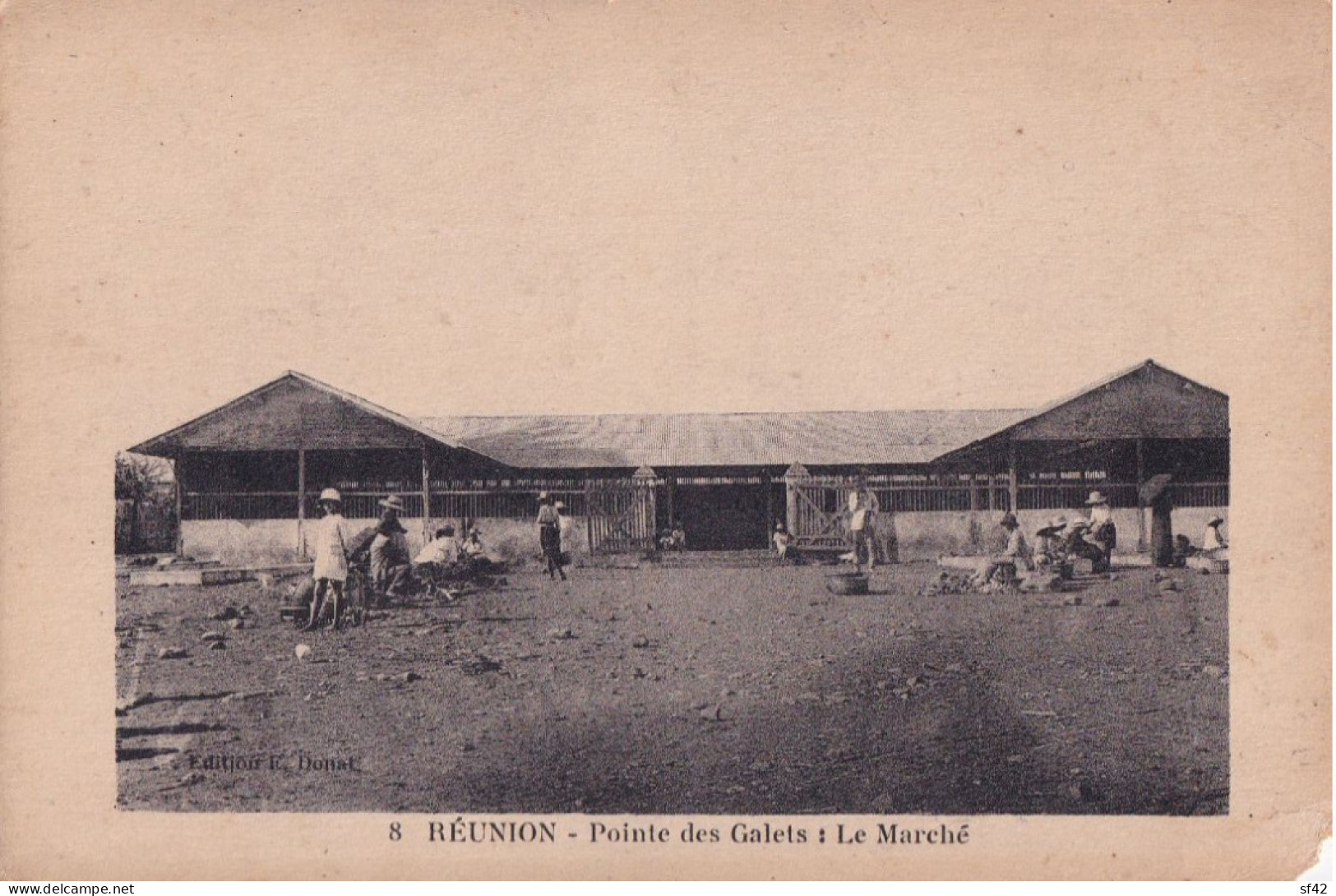 LA REUNION        POINTE DES GALETS            Le Marché - Saint Paul