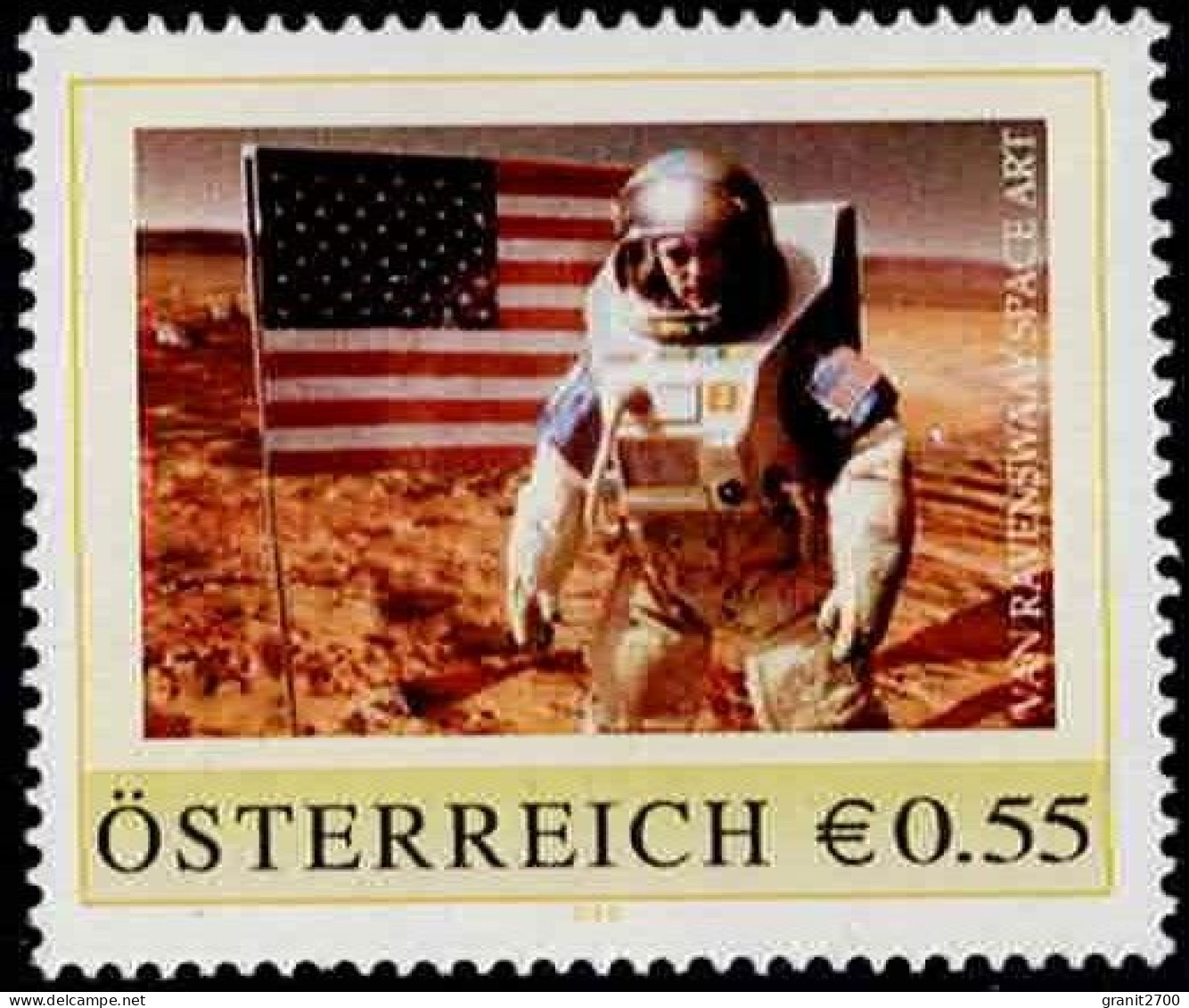 PM Astronaut Am Mars  Ex Bogen Nr. 8002793  Postfrisch - Personalisierte Briefmarken