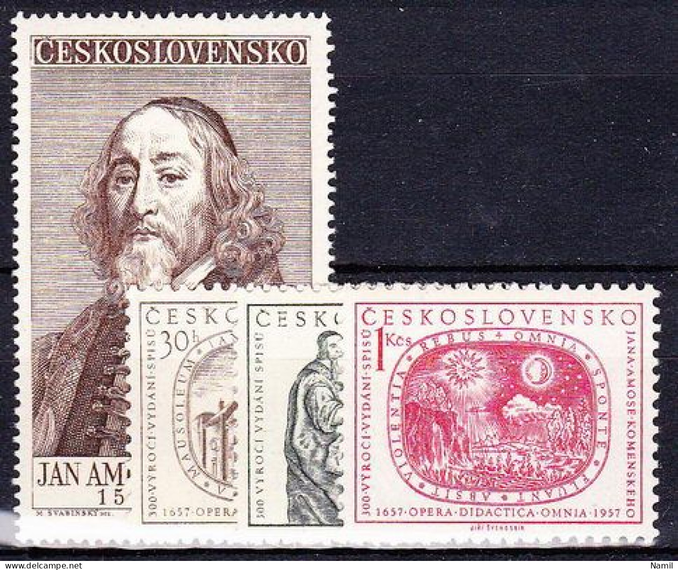 ** Tchécoslovaquie 1957 Mi 1009-12 (Yv 896-9), (MNH)** - Ungebraucht