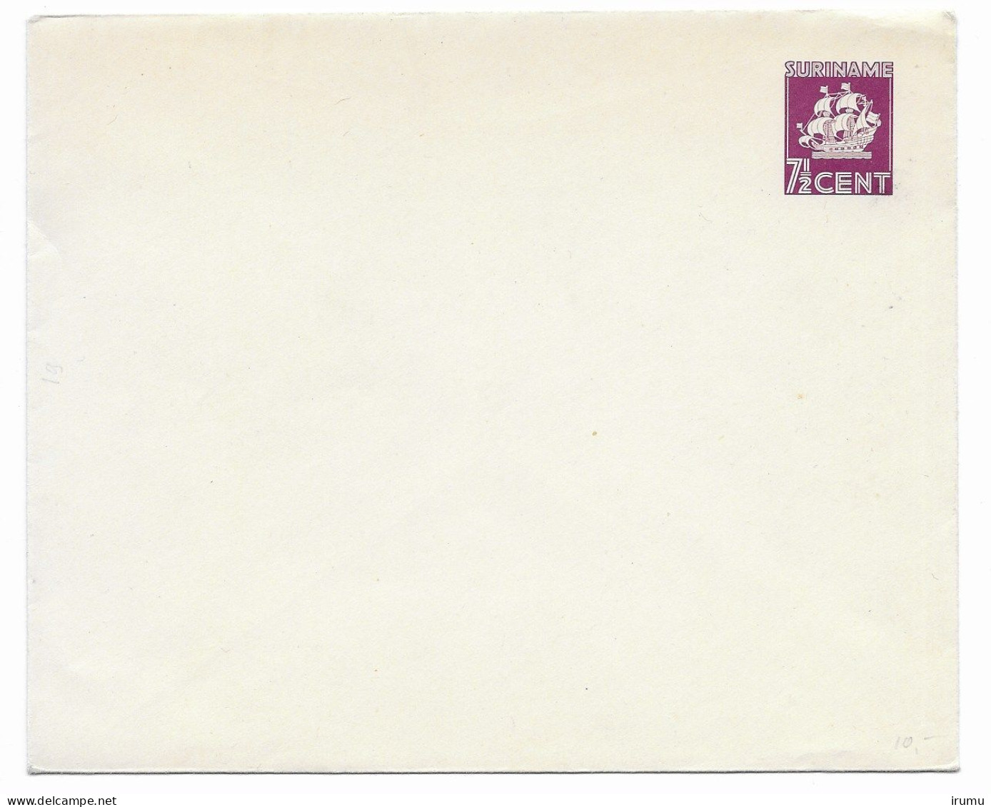 Suriname  1938 Enveloppe G19 (SN 2531) - Surinam ... - 1975