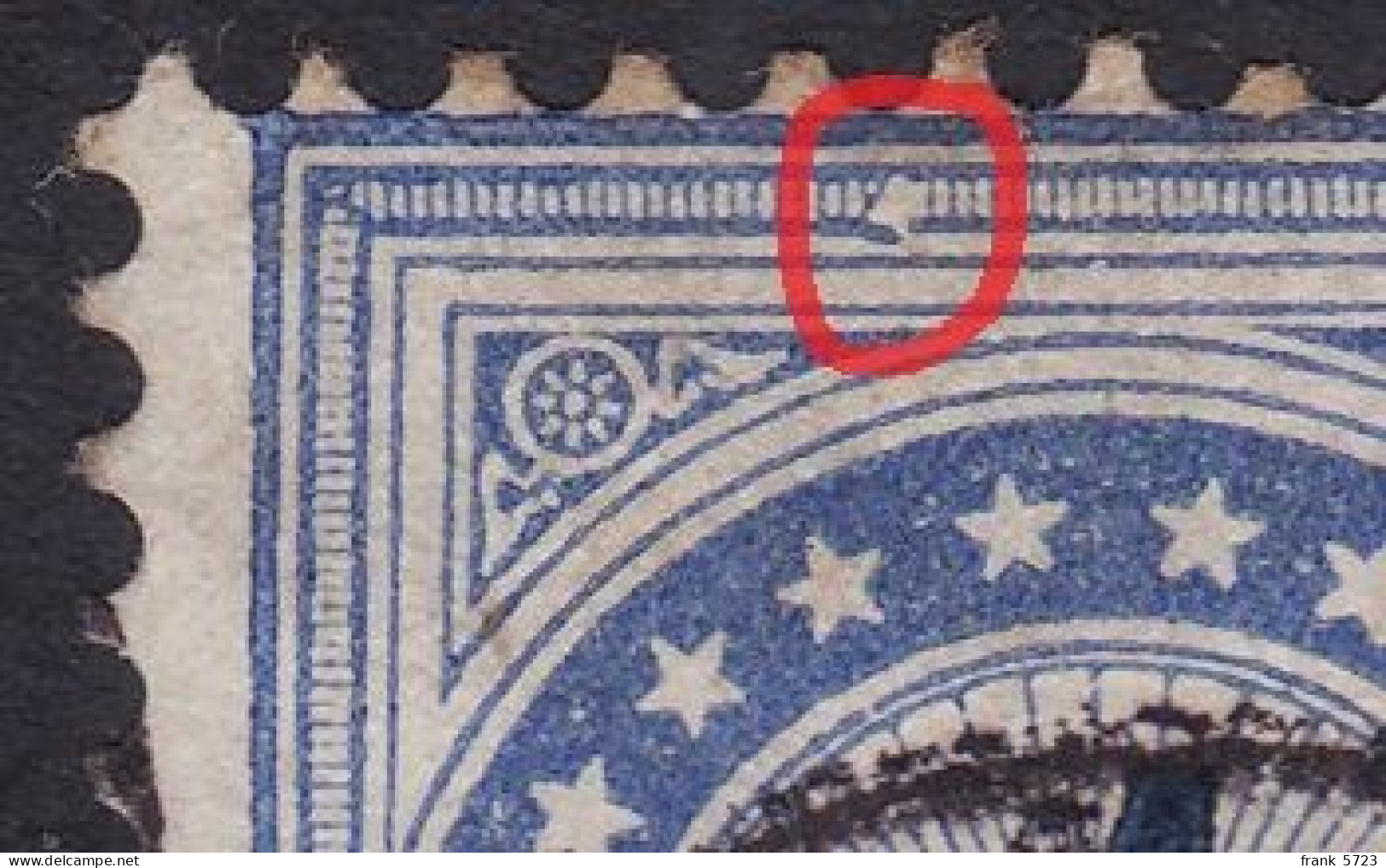 Schweiz: Abart Portomarke ZNr. 1N.2.01 (Plattenfehler Im Rahmendruck) Stempel BOUDRY 23 VII 86 - Impuesto