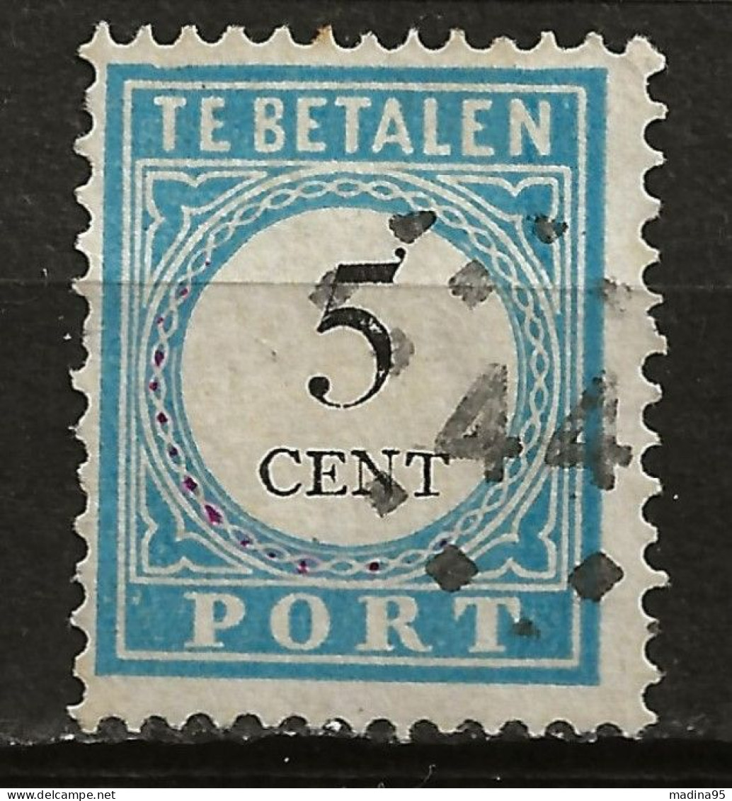 PAYS-BAS: Obl., TAXE: YT N° 5 (I), 34 Anneaux, TB - Postage Due