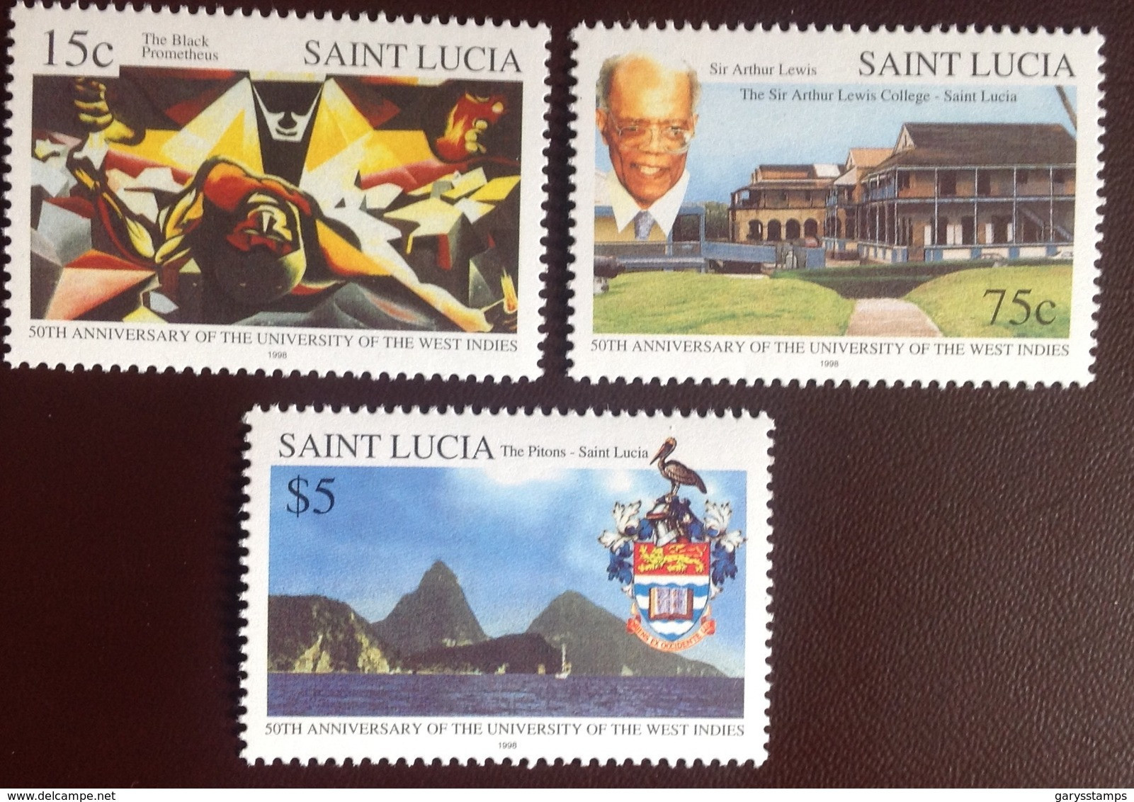 St Lucia 1998 50th Anniversary Of University MNH - St.Lucia (1979-...)