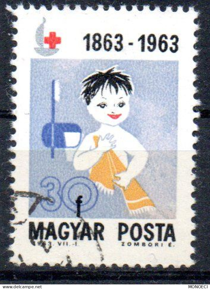 HONGRIE --  MAGYAR POSTA -- ERRINOPHILIE -- Vignette, Cinderella -- CROIX ROUGE 1863 -1963 - Variedades Y Curiosidades