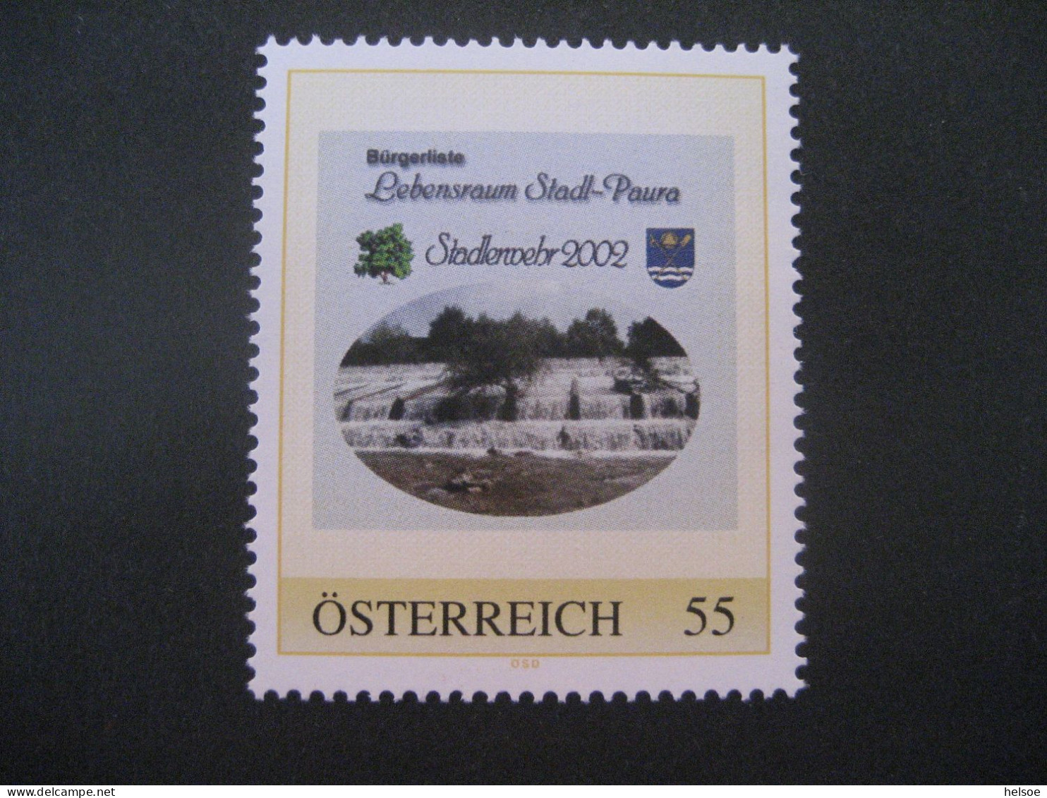 Österreich- PM Stadl-Paura 8012390, Stadlerwehr 2002 ** - Personalisierte Briefmarken