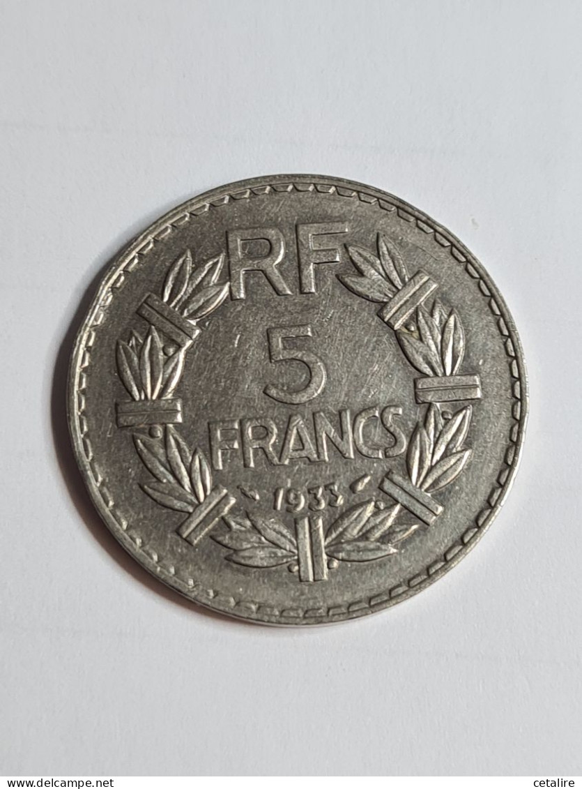 France 5 Francs 1933 - 5 Francs