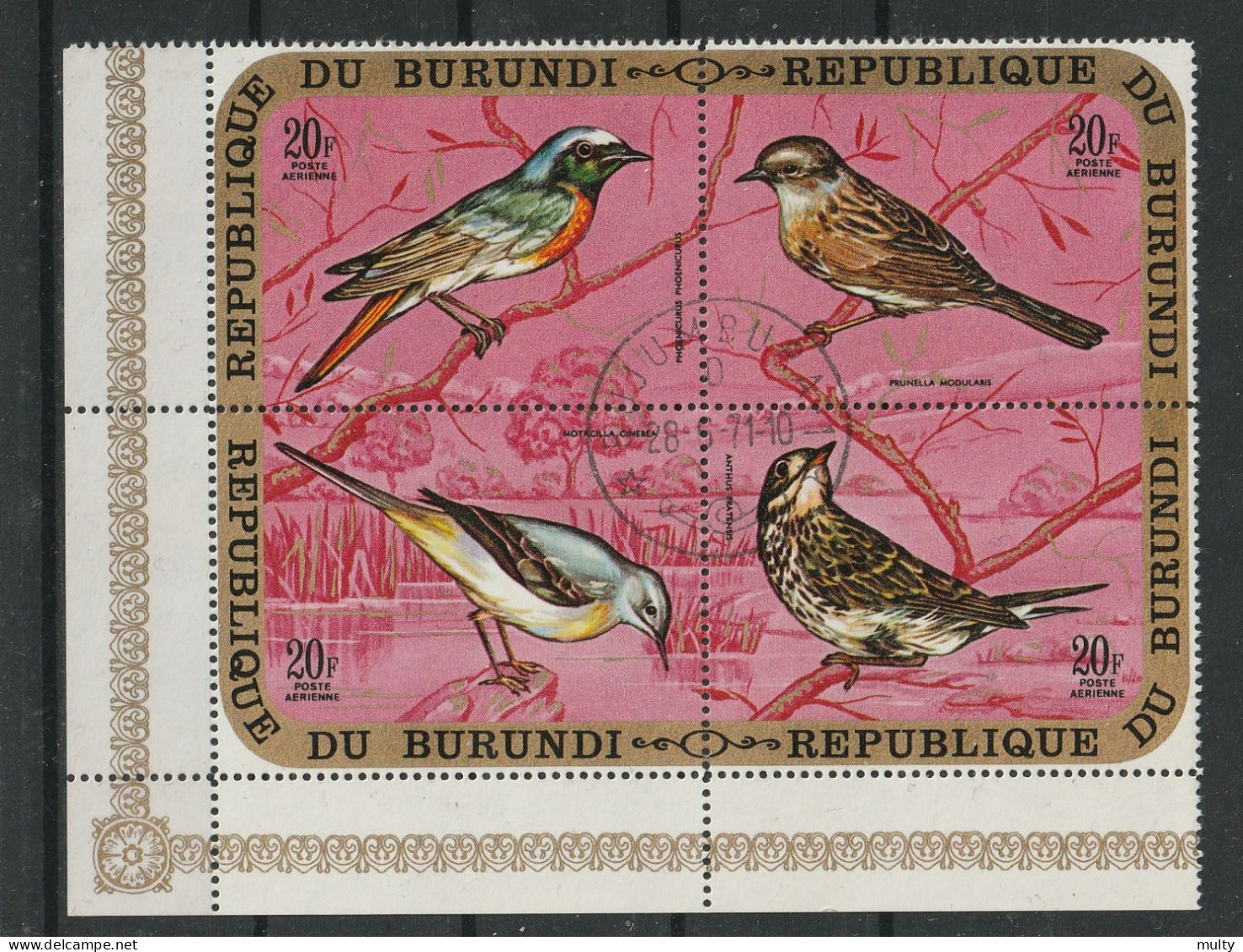 Burundi Y/T LP 166 / 169 (0) - Correo Aéreo