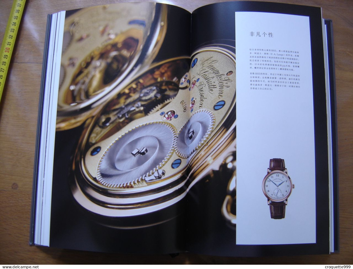 Catalogue avec Price List Montres LANGE SOHNE 2017 en CHINOIS Artbook Watches