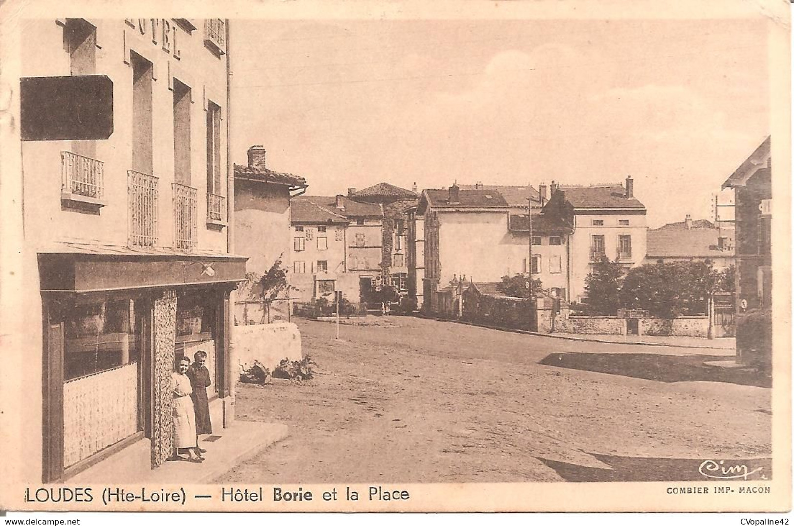 LOUDES (43) Hôtel BORIE Et La Place - Loudes