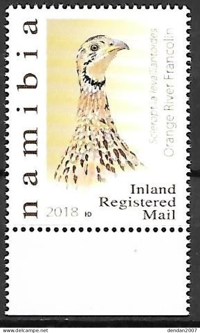 Suriname (Surinam) - MNH ** 2018 BIRDPEX :   Orange River Francolin  -  Scleroptila Gutturalis - Gallinacées & Faisans