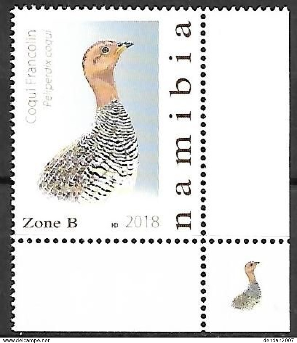 Suriname (Surinam) - MNH ** 2018 BIRDPEX :   Coqui Francolin -  Campocolinus Coqui - Galline & Gallinaceo