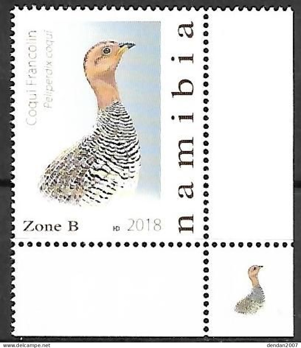 Suriname (Surinam) - MNH ** 2018 BIRDPEX :   Coqui Francolin -  Campocolinus Coqui - Hühnervögel & Fasanen