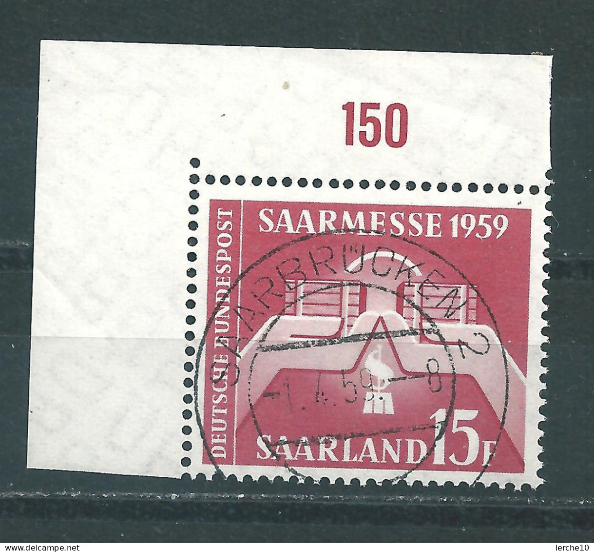 Saar MiNr. 447 Bogenecke Vollstempel (sab16) - Other & Unclassified