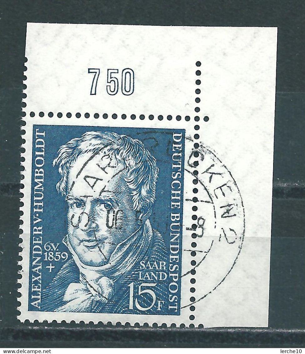 Saar MiNr. 448 Bogenecke Vollstempel (sab17) - Sonstige & Ohne Zuordnung