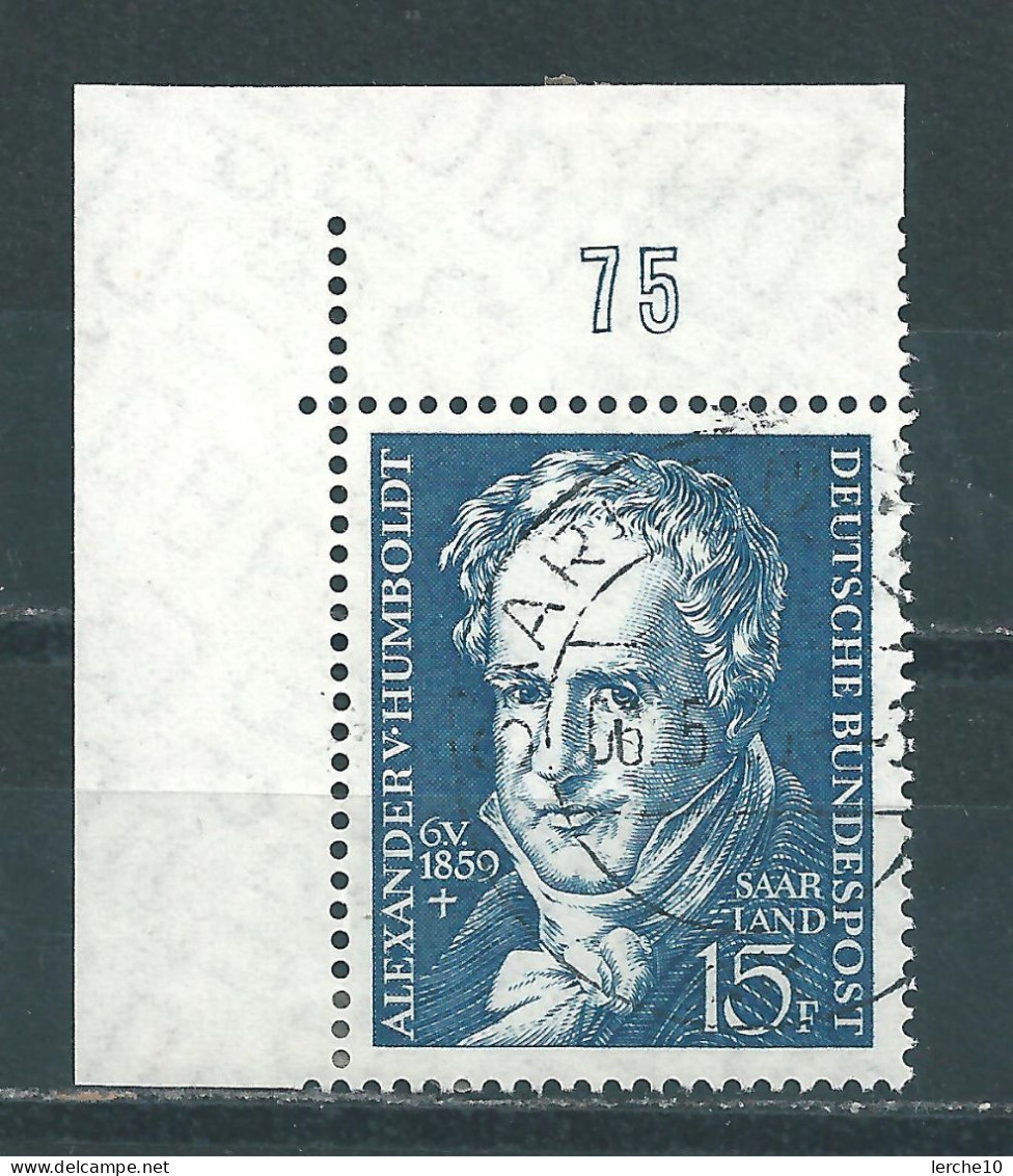 Saar MiNr. 448 Bogenecke Vollstempel (sab17) - Andere & Zonder Classificatie