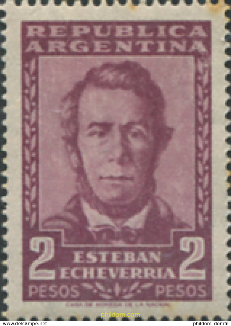 726136 HINGED ARGENTINA 1957 POETA - Ungebraucht