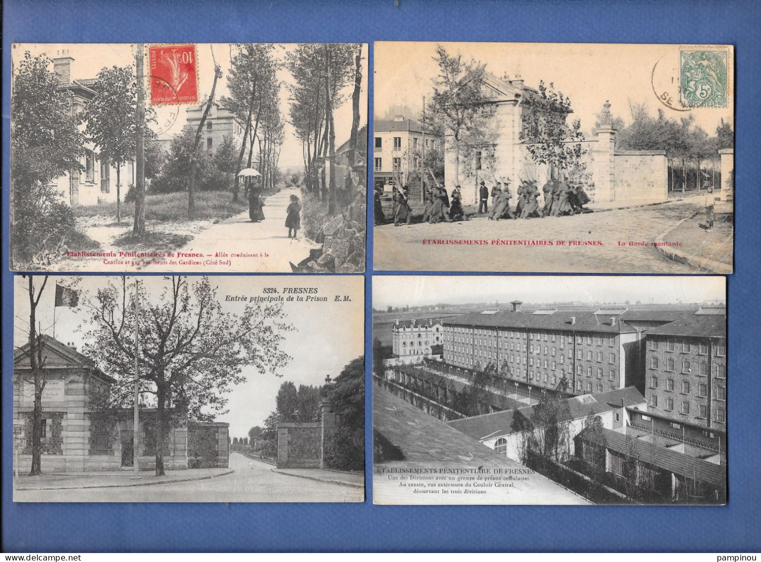 94 FRESNES - Lot 8 Cpa Sur L'établissement Pénitentiaire - Prison De FRESNES - Fresnes