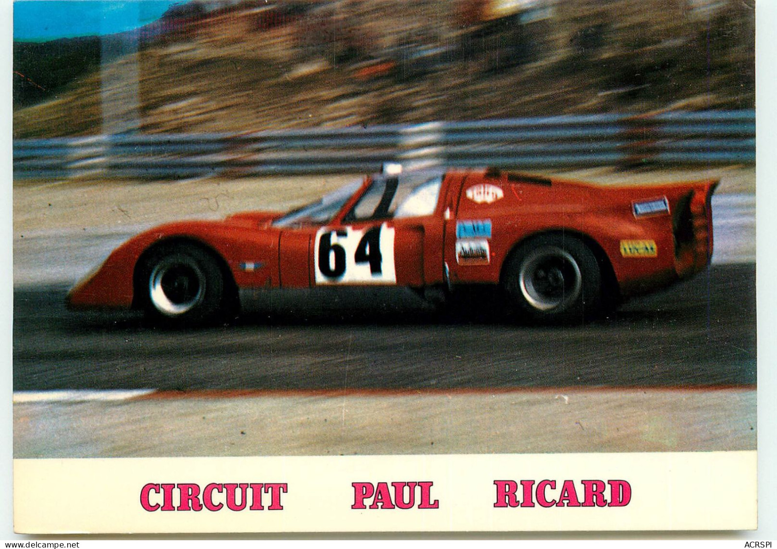 LE CASTELLET  Circuit PAUL RICARD  Brian ROBINSON Sur Une Chevron Voiture Anglaise RR 1235 - Le Castellet