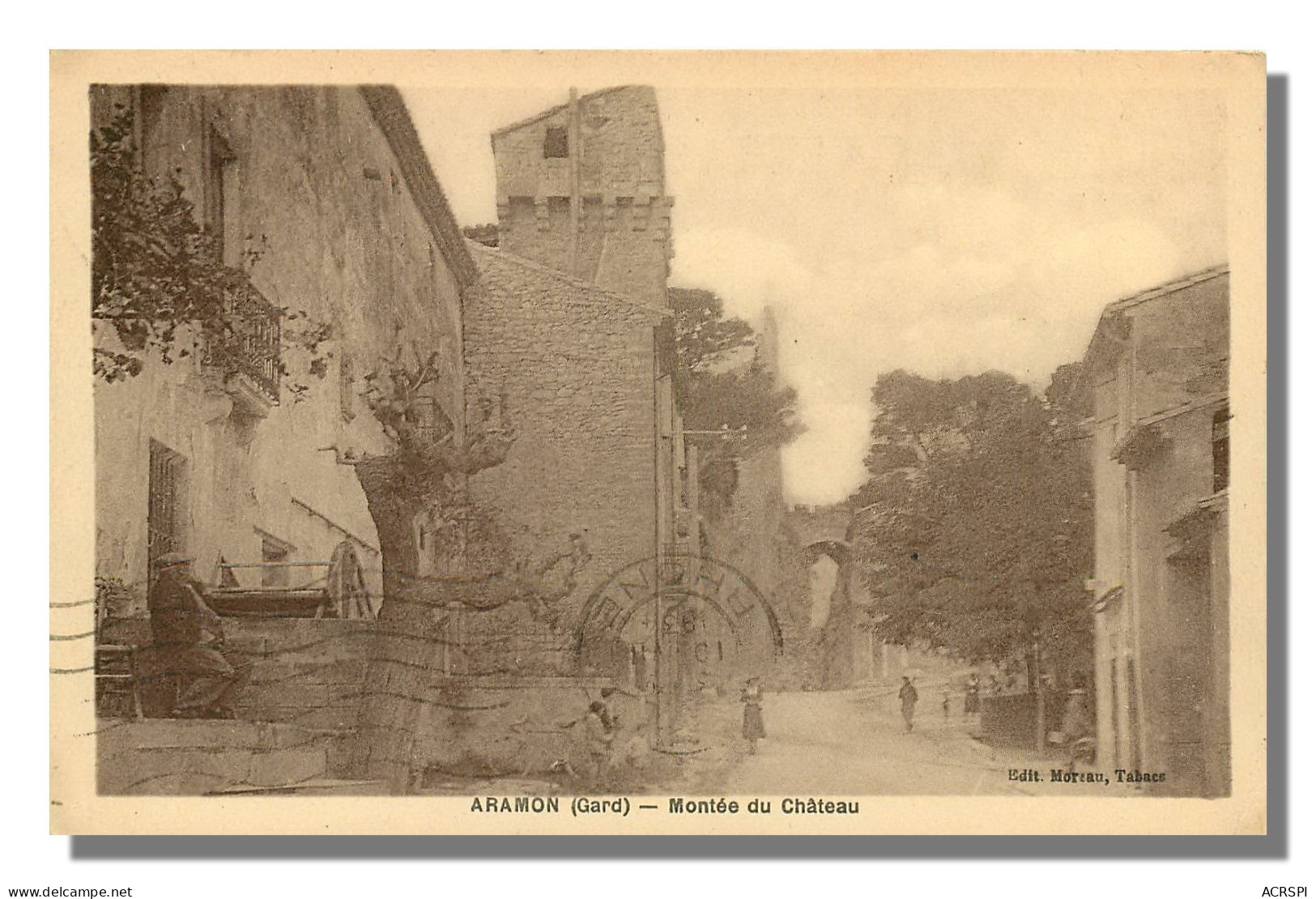 ARAMON - Montée Du Château  17  (scan Recto-verso) RR 1277 Bis - Aramon