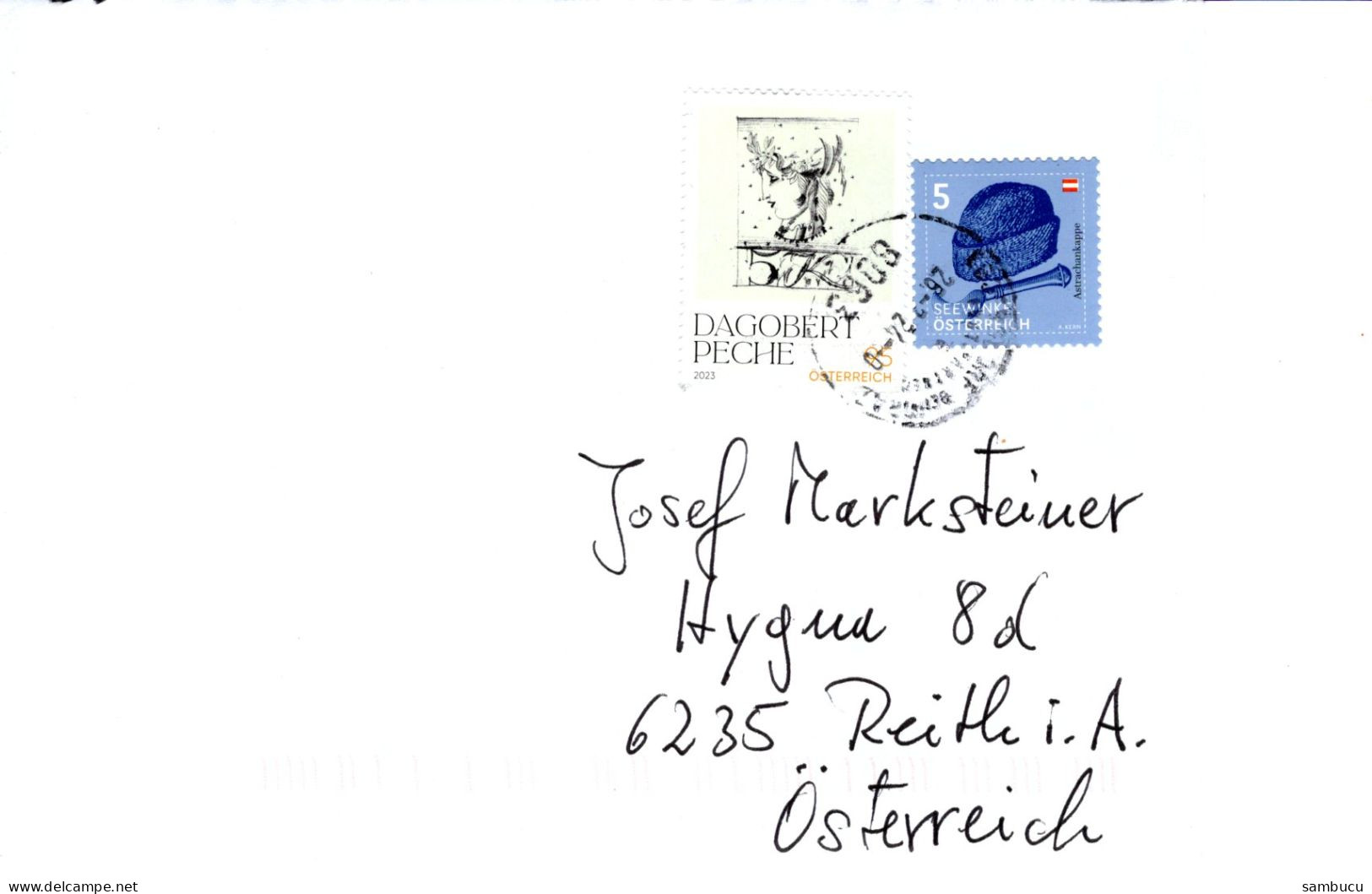 Brief Von 8063 Eggersdorf Bei Graz Mit 100 Cent Mischfrankatur Dagobert Peche 2024 - Storia Postale