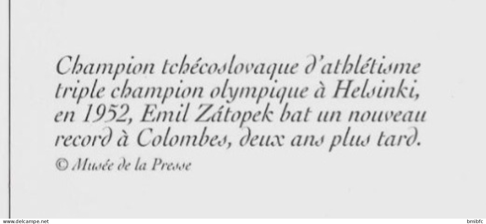 MIROIR-SPRINT - Le Formidable Record De ZATOPEK - Sportler