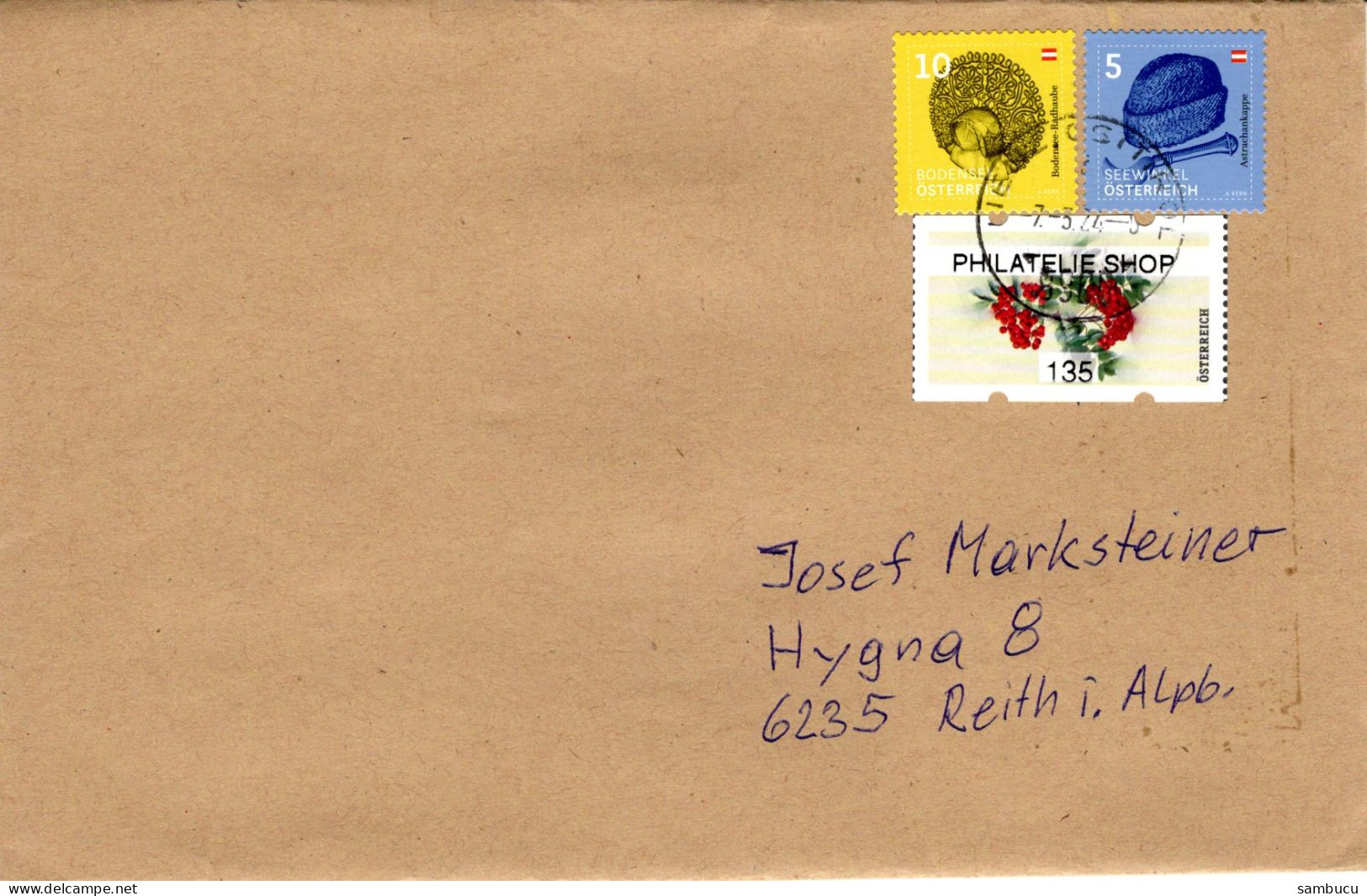 Brief Von 9900 Lienz Mit 150 Cent Mischfrankatur Philatelieshop 2024 - Storia Postale
