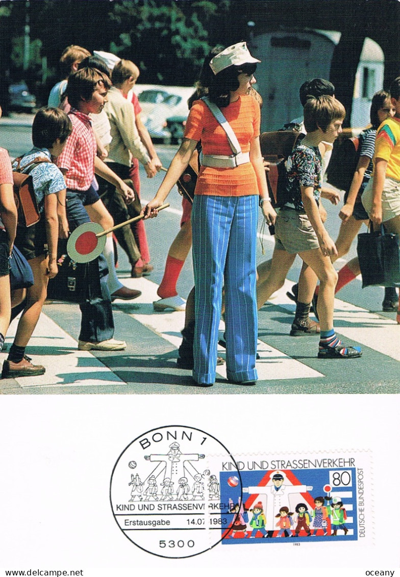 Allemagne Fédérale - L'enfant Et Le Trafic Routier CM 1013 (année 1983) - 1981-2000