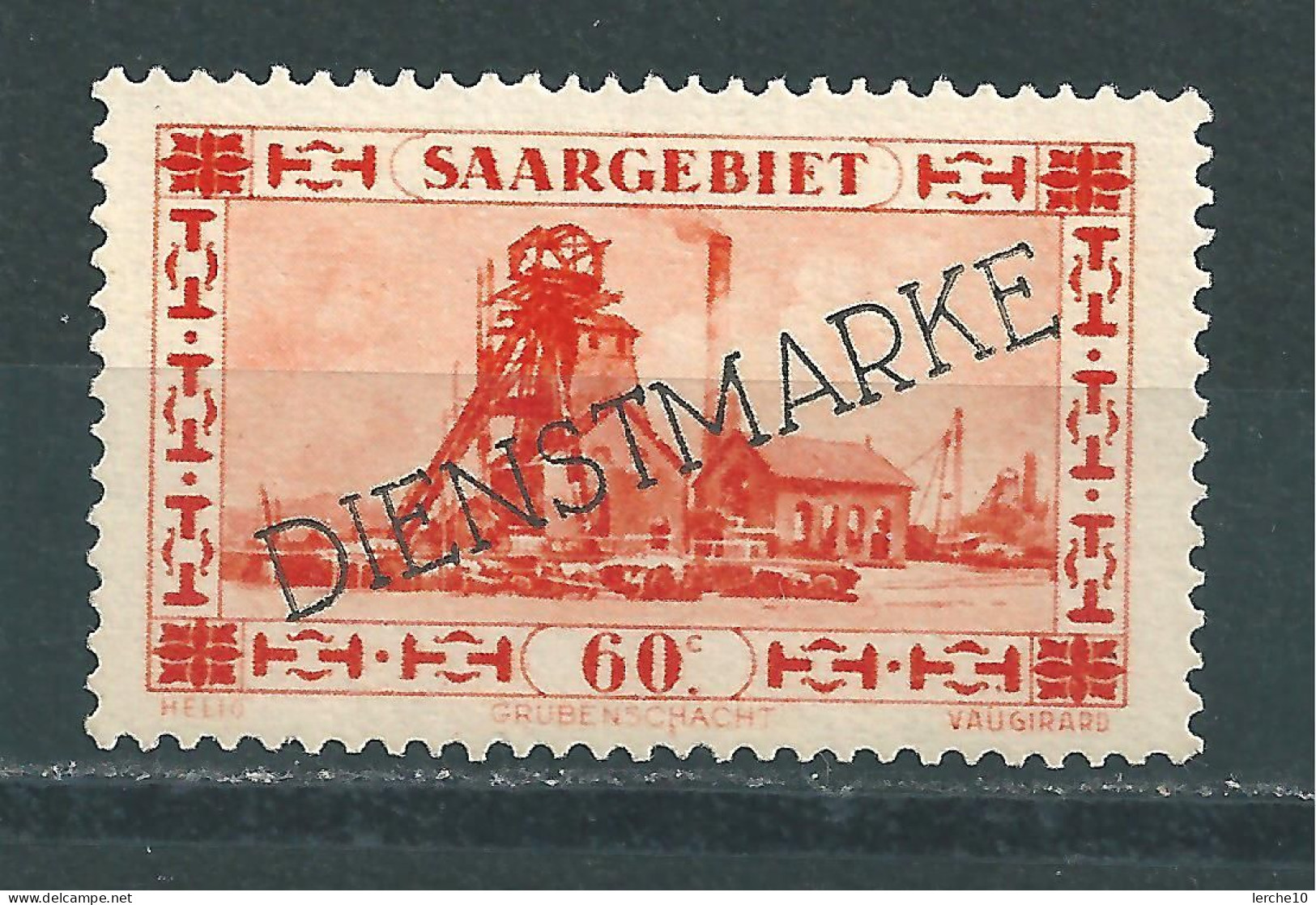 Saar MiNr. D 29 III * (sab18) - Service